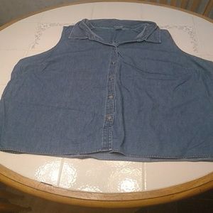 Lightweight short sleeve denim jacket 353